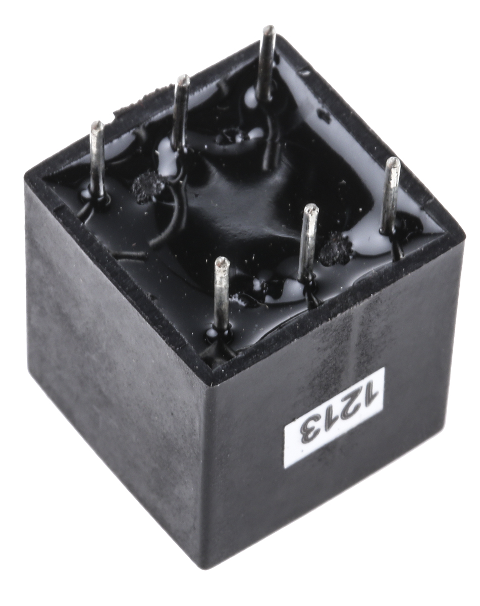 pt6e OEP Through Hole Pulse Transformer 1:1+1 Turns Ratio, 3 mH Prim. Inductance, 1.4Ω Prim. Resistance