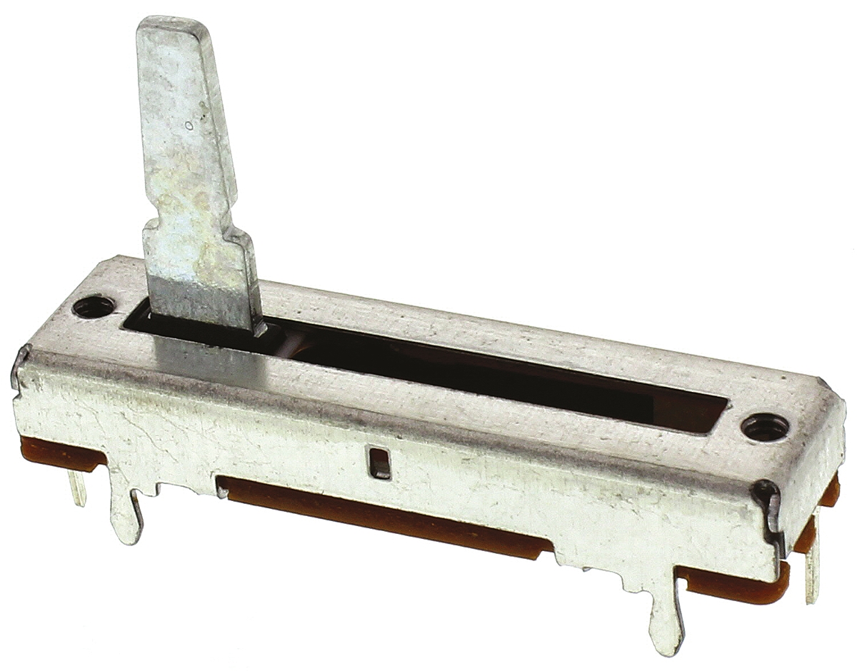 Bourns PTA 10 kΩ Slide Slide Potentiometer 1-Gang Through Hole, PTA2043-2015DPB103