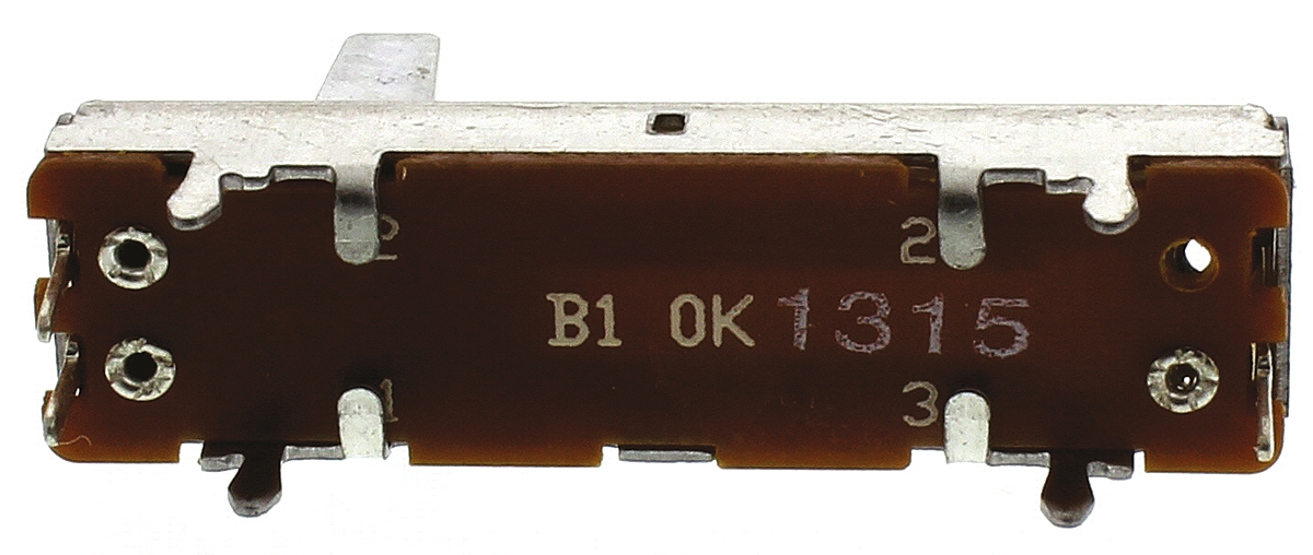 pta2043-2015dpb103 Bourns PTA 10 kΩ Slide Slide Potentiometer 1-Gang Through Hole, PTA2043-2015DPB103