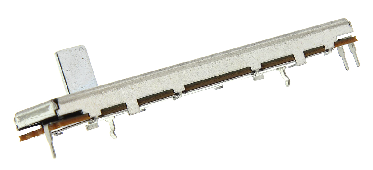 Bourns PTB 10 kΩ Slide Slide Potentiometer 1-Turns 1-Gang Through Hole, PTB6043-2010BPB103