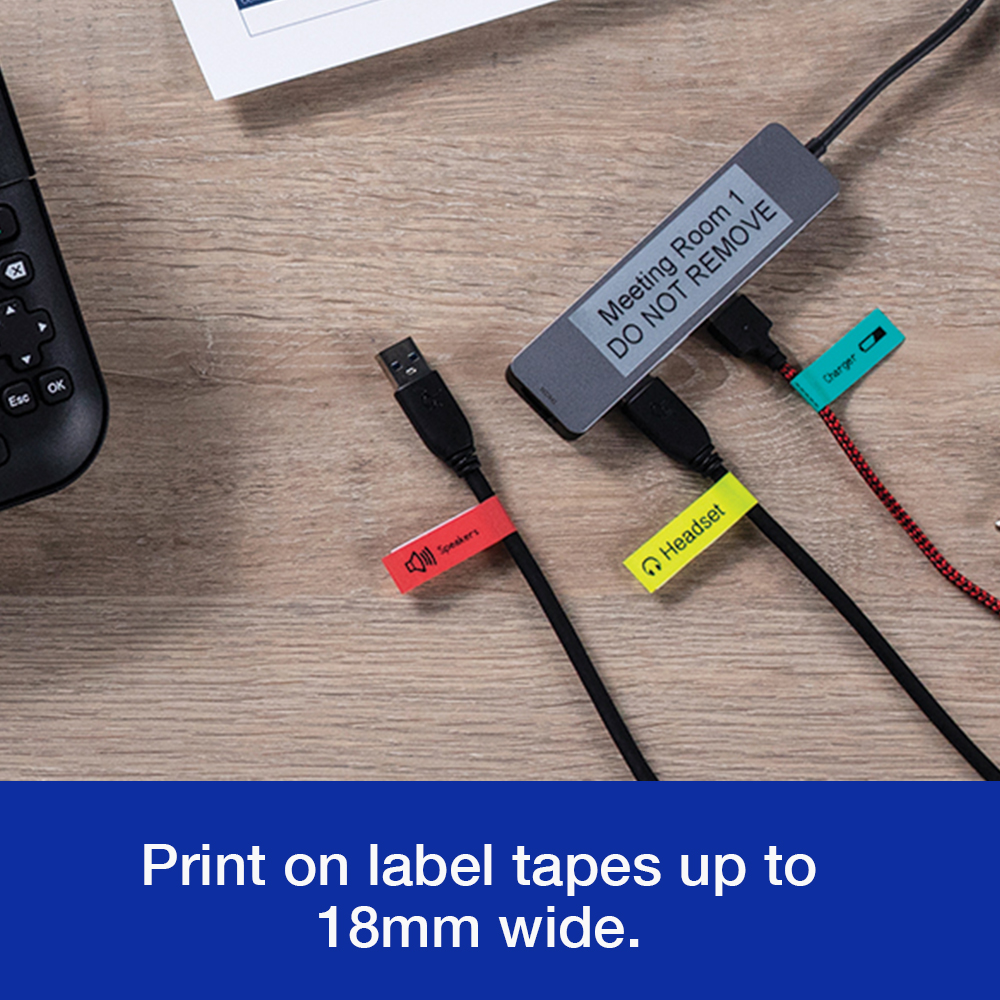 ptd410 Brother PTD410 Label Printer, 18 mm Max Label Width