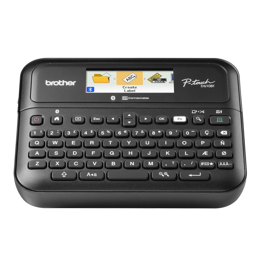 Brother PTD610BTVP Label Printer, 24 mm Max Label Width
