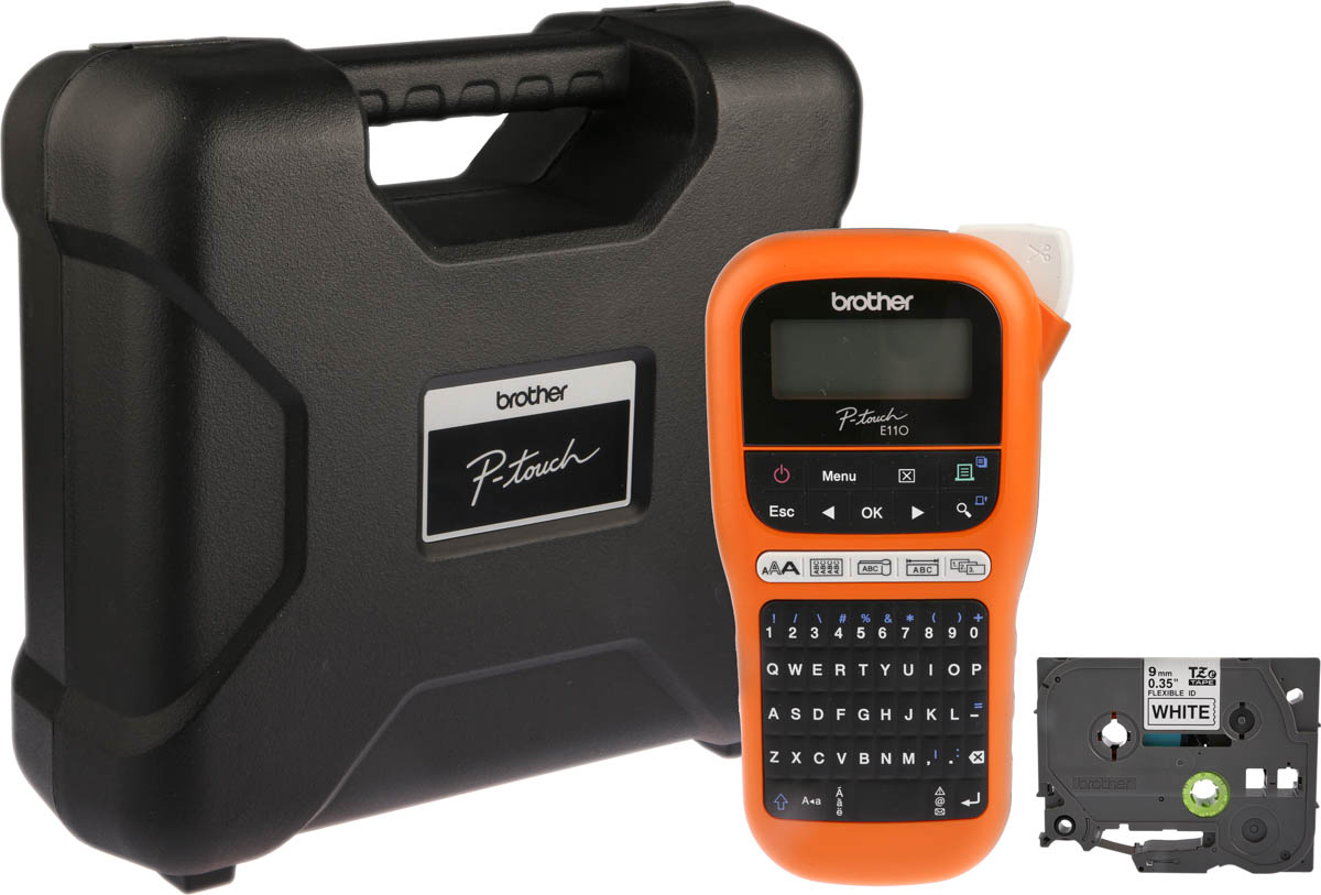 Brother PT-E110VP Handheld Label Printer, 12.5 mm Max Label Width