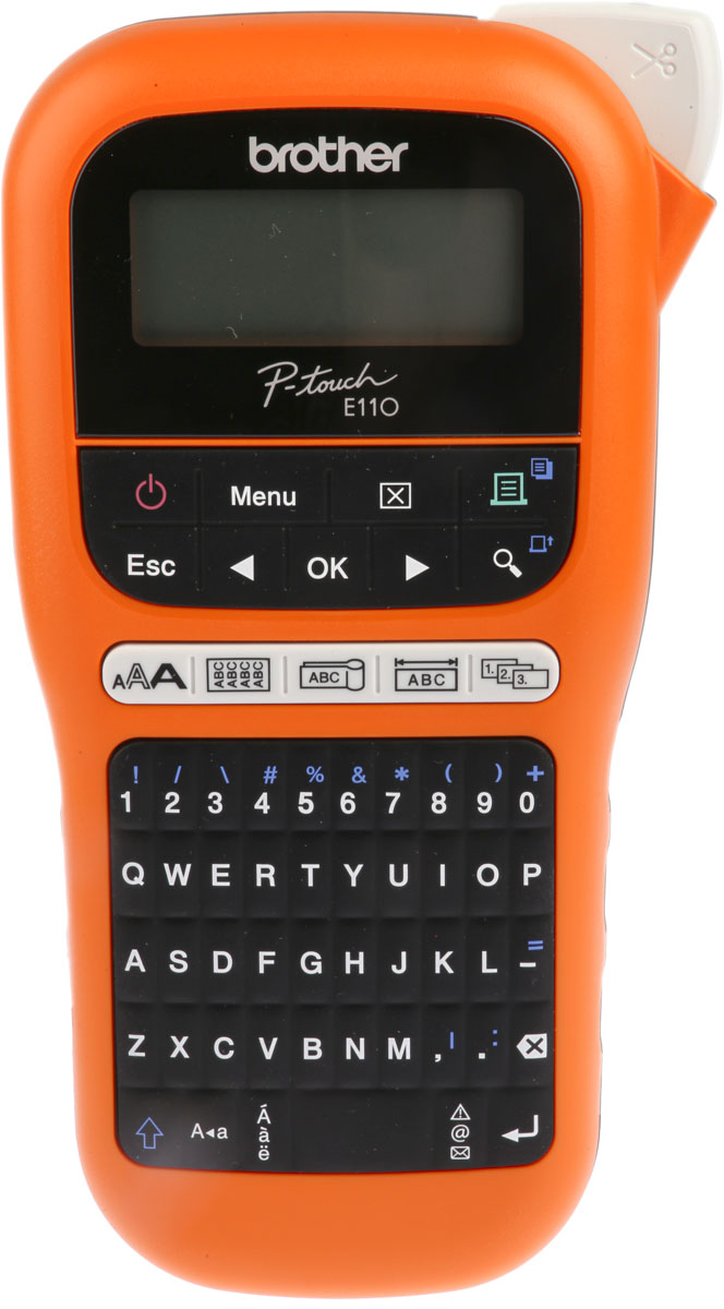 pte110vpzu1 Brother PT-E110VP Handheld Label Printer, 12.5 mm Max Label Width