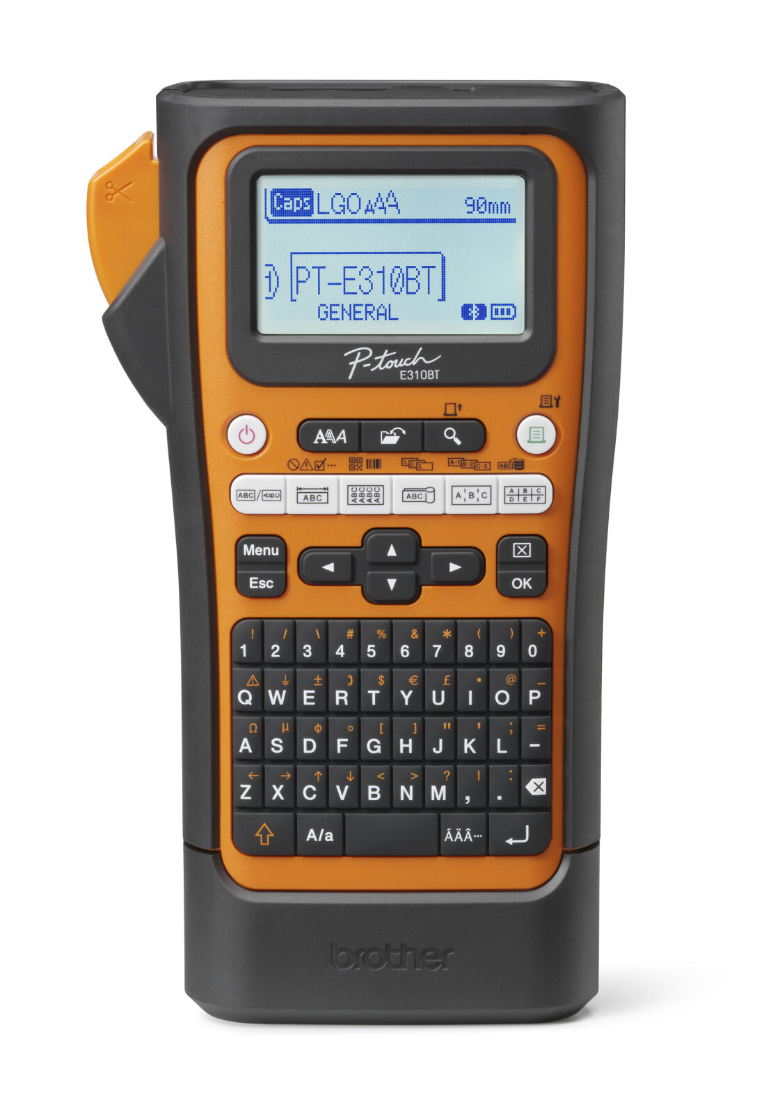 Brother PTE310BTVPQL1 Handheld Label Printer, 18 mm Max Label Width