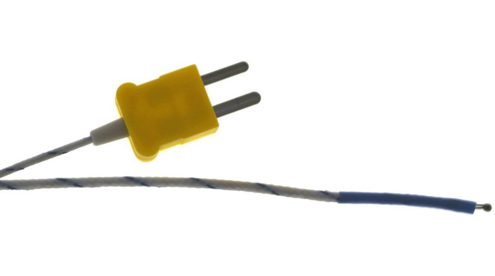 PeakTech Type K Bead Probe Bead Temperature Probe, 1.5 mm Diameter, 250 °C Max