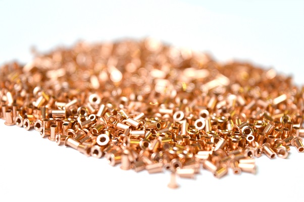Fortex PTH400-RIV2.6 Copper Through Hole Contact Rivets PCB Rivet for 2.6 mm Diameter, 210 mm Length With 1.6 mm Maximum