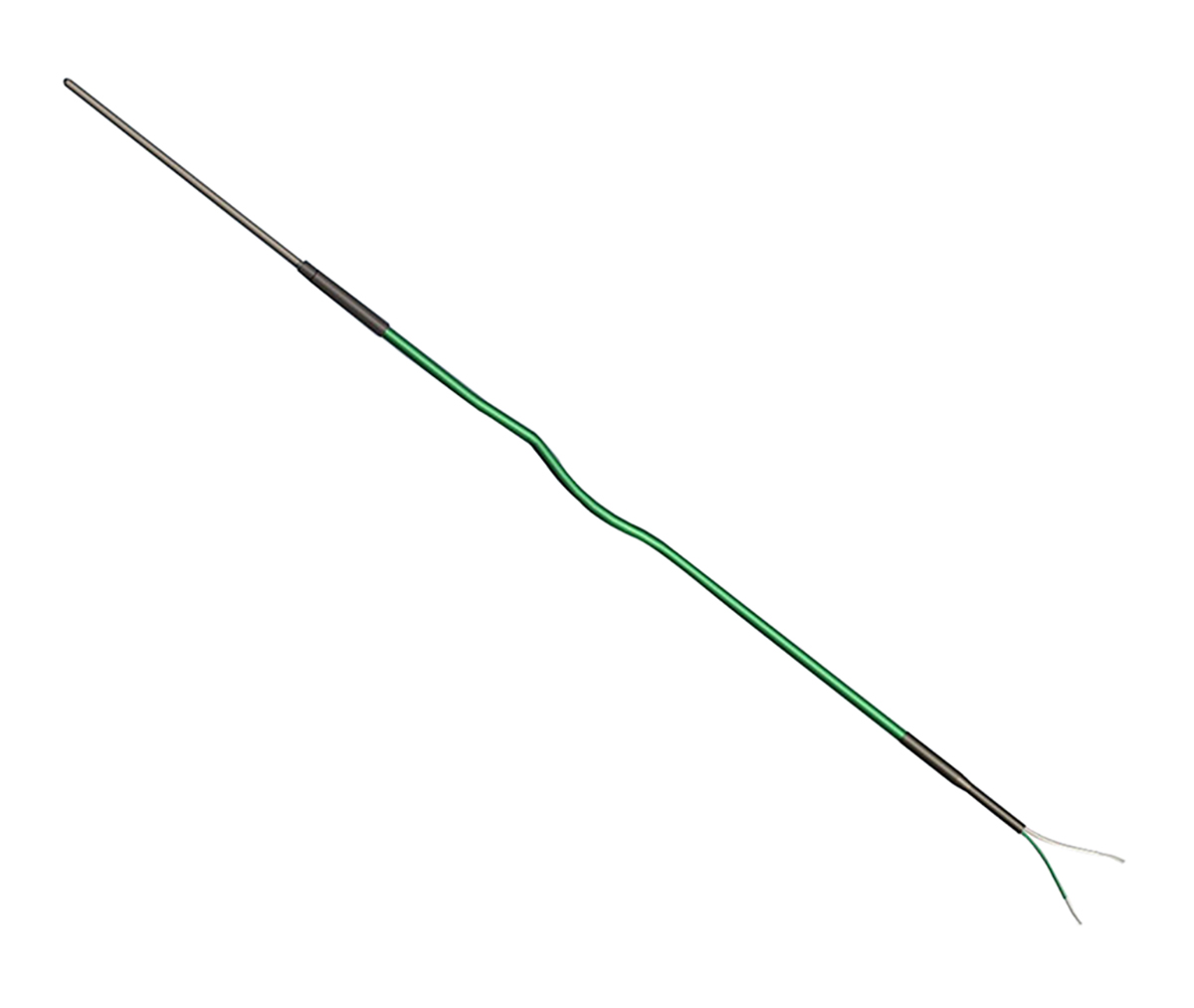 Correge PTMTCA2 Type K Thermocouple 1 m Length, 3 mm Diameter, 0 °C → 1200 °C Max