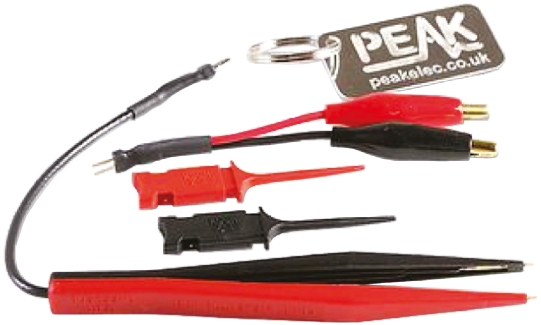 Peak Electronic Design LCR Meter Probe Pack for Use with LCR Meter