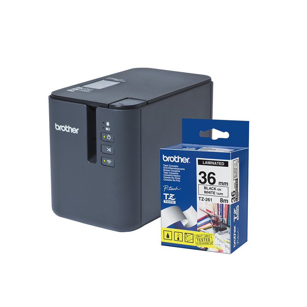 ptp900wc Brother PTP900WC Label Printer, 36 mm Max Label Width