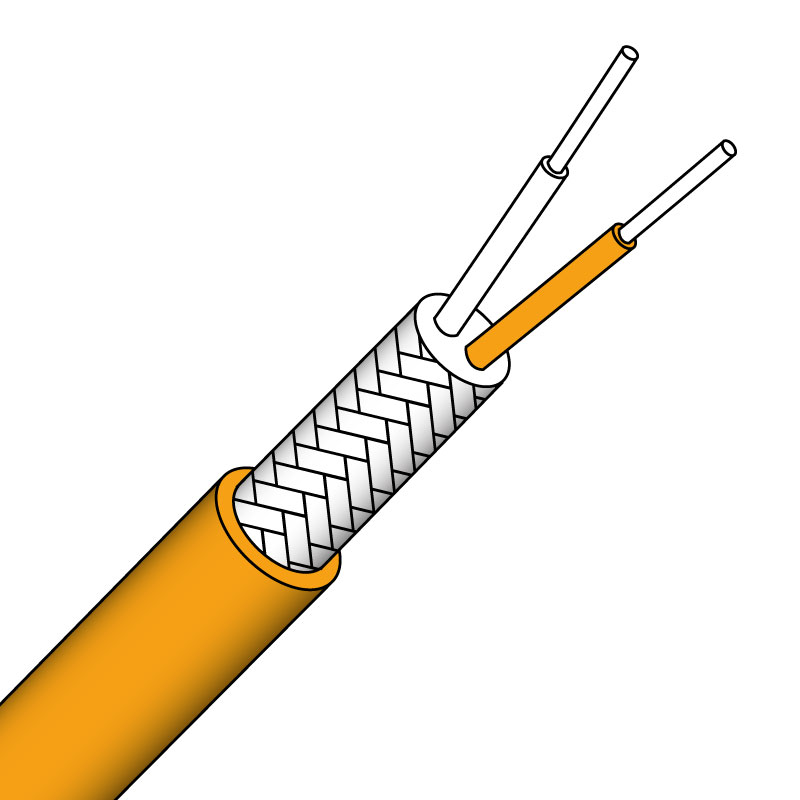 Prosensor PTPS Series Type Type S Thermocouple Cable/Wire, Screened 25 m, Polyvinyl Chloride Insulation, 105 °C Max, 7