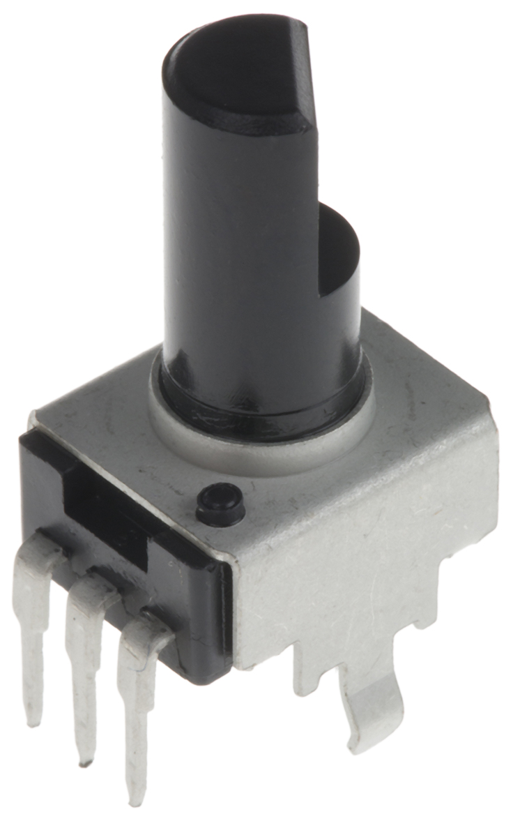 Bourns PTV09 100 kΩ Rotary Potentiometer 1-Turns 1-Gang Panel Mount, Through Hole, PTV09A-4020F-B104