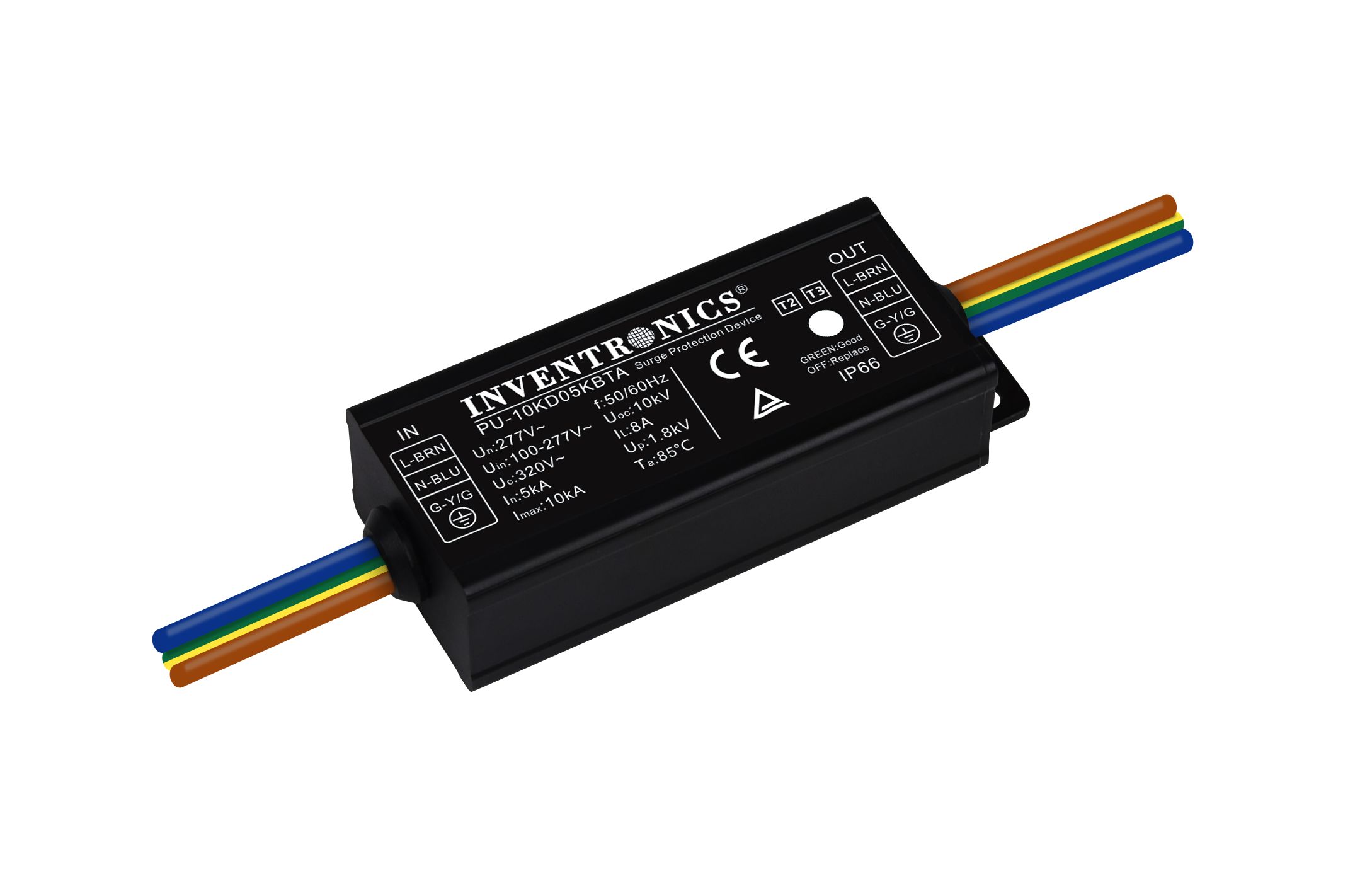 Inventronics Surge Protector, 5 kA, 10 kV, Surface