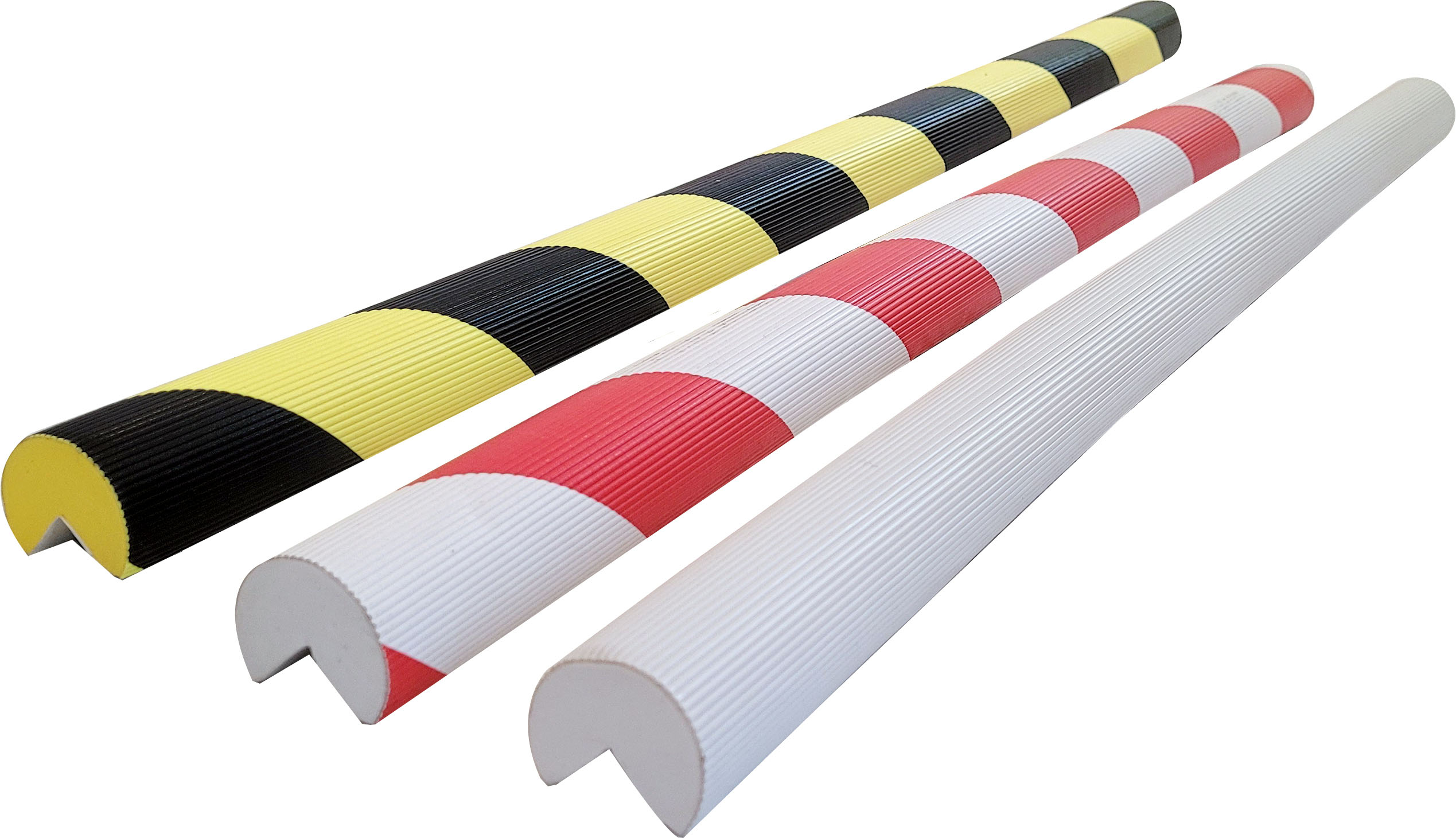 pu4025rb Viso White, Red Corner Protector 750 mm x 40 mm 40 mm