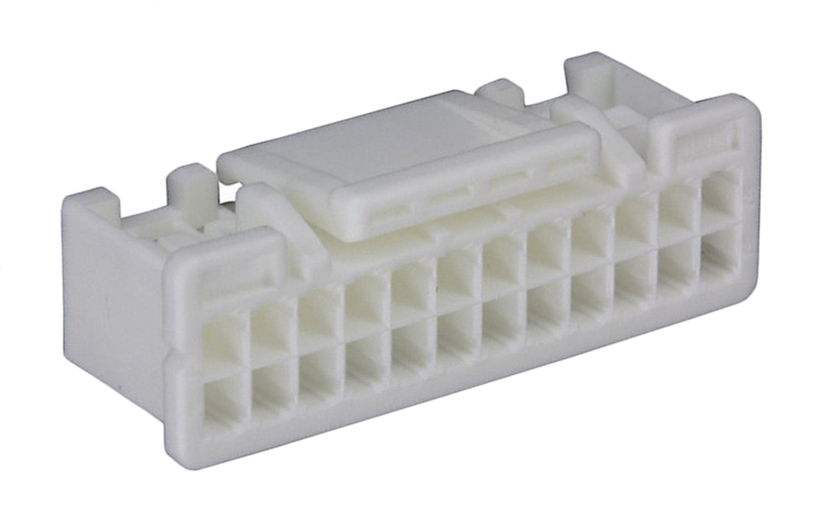 JST, PUD Female Connector Housing,  2 mm Pitch,  24 Way,  2 Row Straight