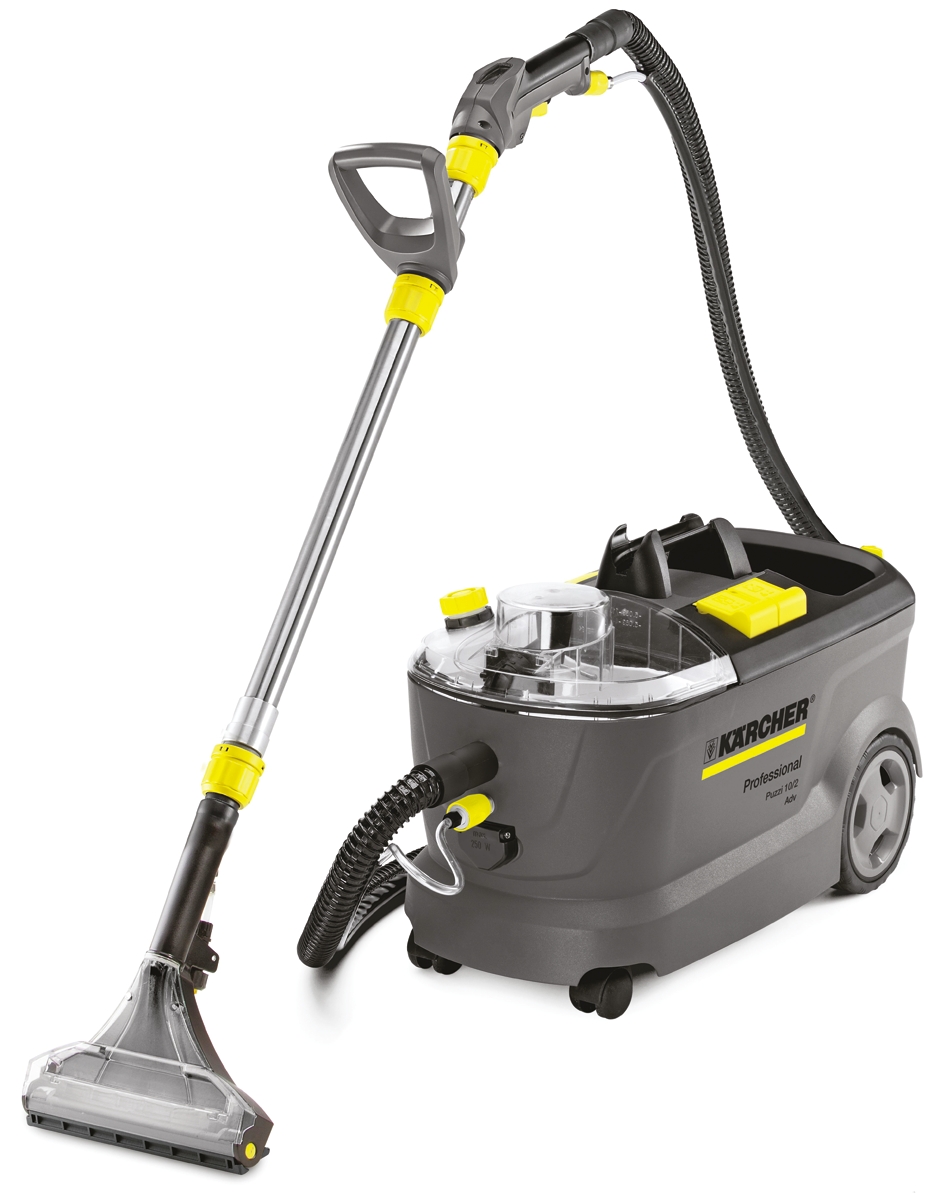 Karcher PUZZI 10/2 Cylinder Wet Vacuum Cleaner, 220V ac, 240 V ac, Type G - British 3-Pin