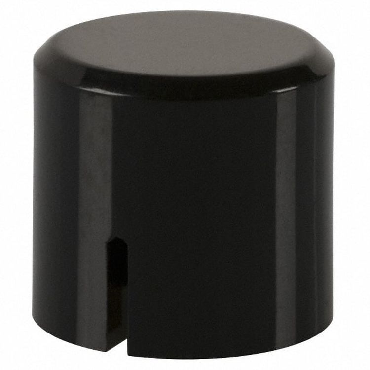 C & K Black Push Button Cap for Use with H1 and H3 Actuators