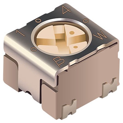 5 kΩ, Surface Mount Trimmer Potentiometer 0.25 W Top Adjust Bourns, PVG3