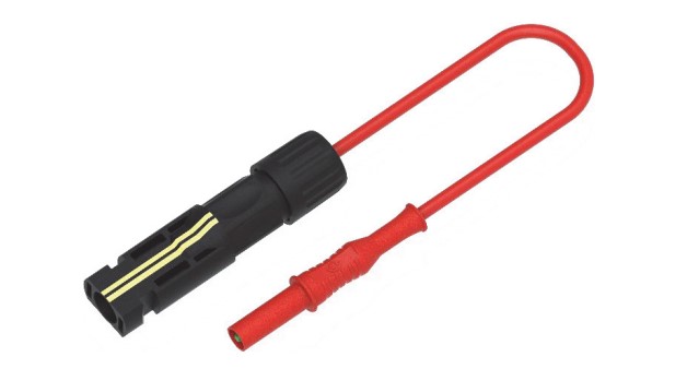 Electro PJP Test Lead 40A, 1.5kV, Red, 100 mm Lead Length
