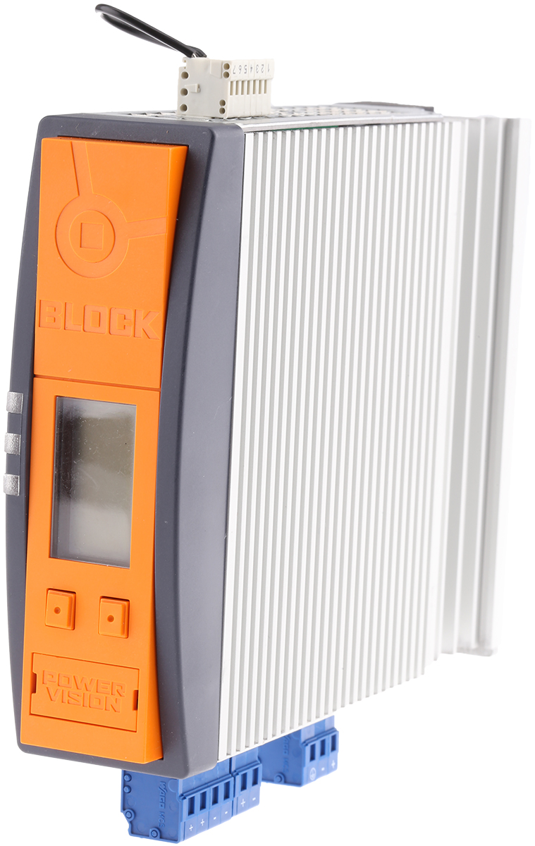 Block 22V dc, 29 V dc Input DIN Rail Uninterruptible power supply, PV 480 W