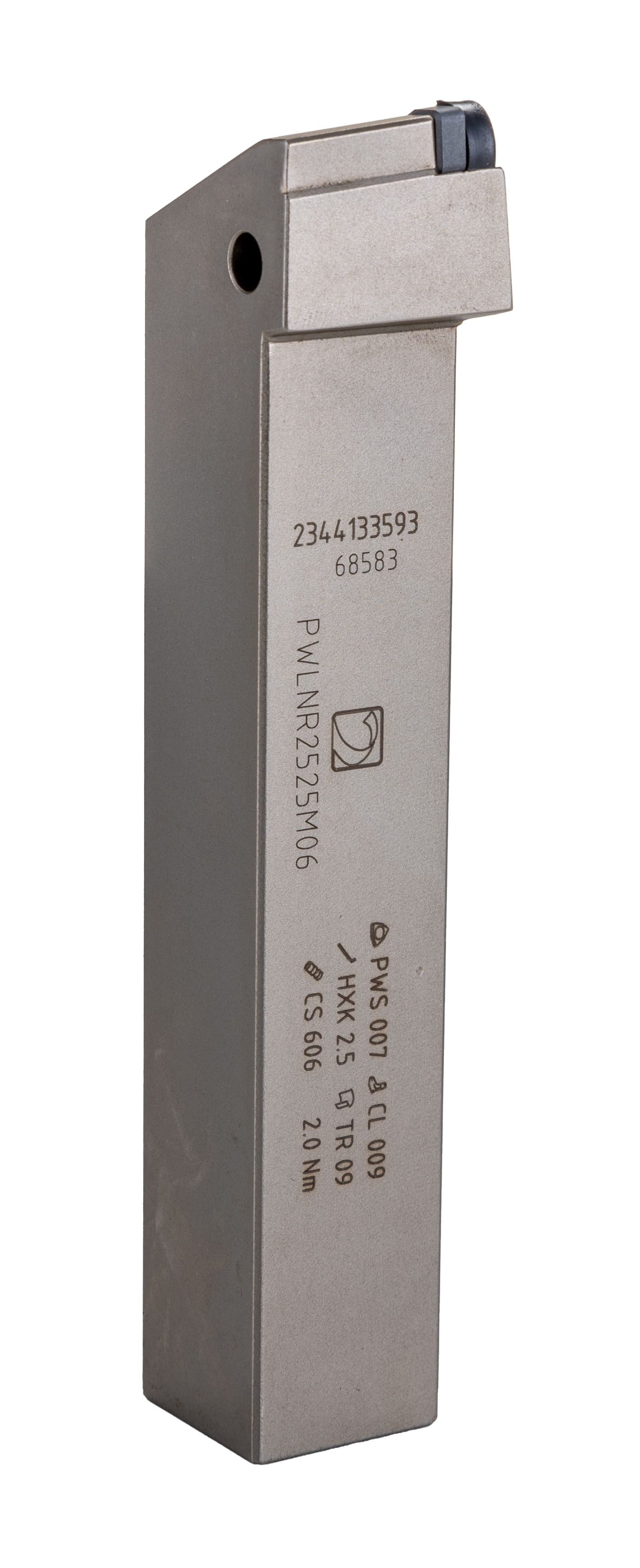 Pramet Lathe Tool Holder for Use with WNMG 0604, 25 mm Height, 95 ° Approach, 150 mm Length