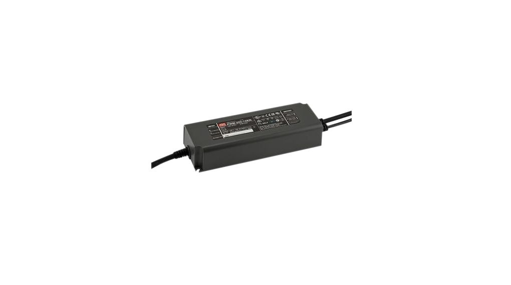 MEAN WELL, 48V Output, 200 W Output, 4.17A Resistance, Push Button, DALI, 10V PWM, 0 to 10 V dc