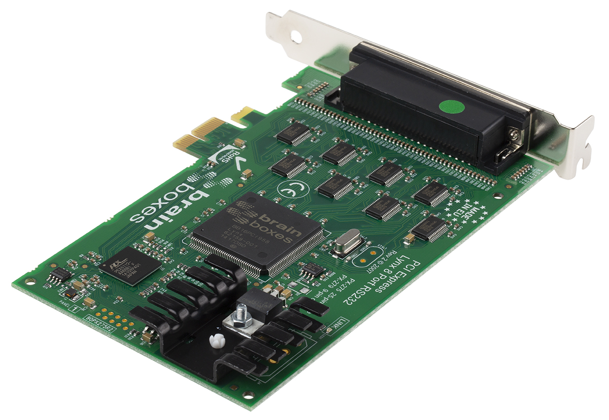 px-279 Brainboxes 8 Port PCI Express RS232 RS232 Serial Card