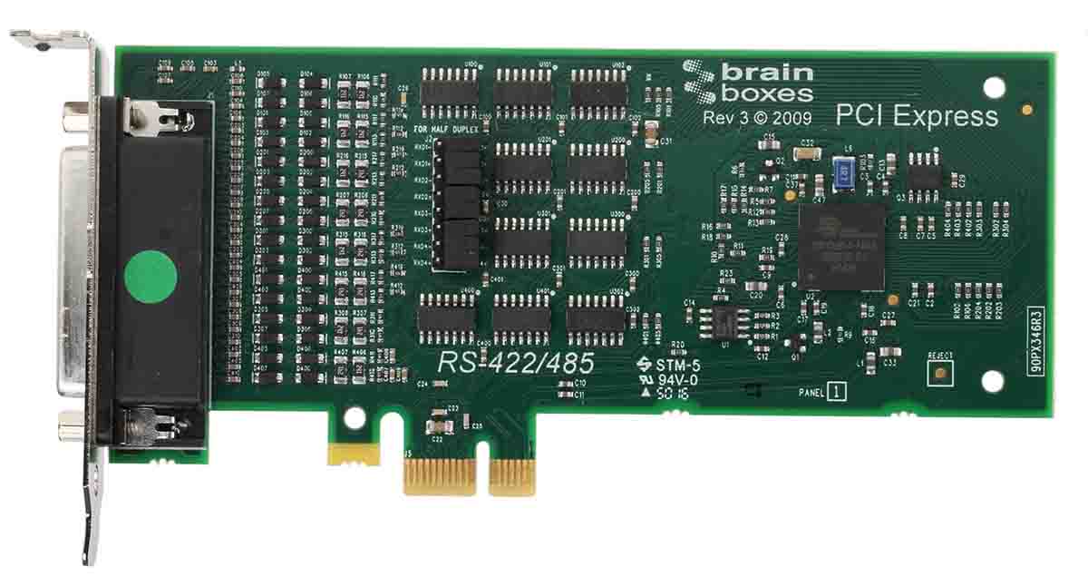 Brainboxes 4 Port PCIe RS485, RS422 Serial Card