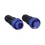 Bulgin Industrial Circular Connector, 3 Contacts, Free Hanging, 19.1 mm Connector, Plug, Male, IP68, PX0410/03P/3035