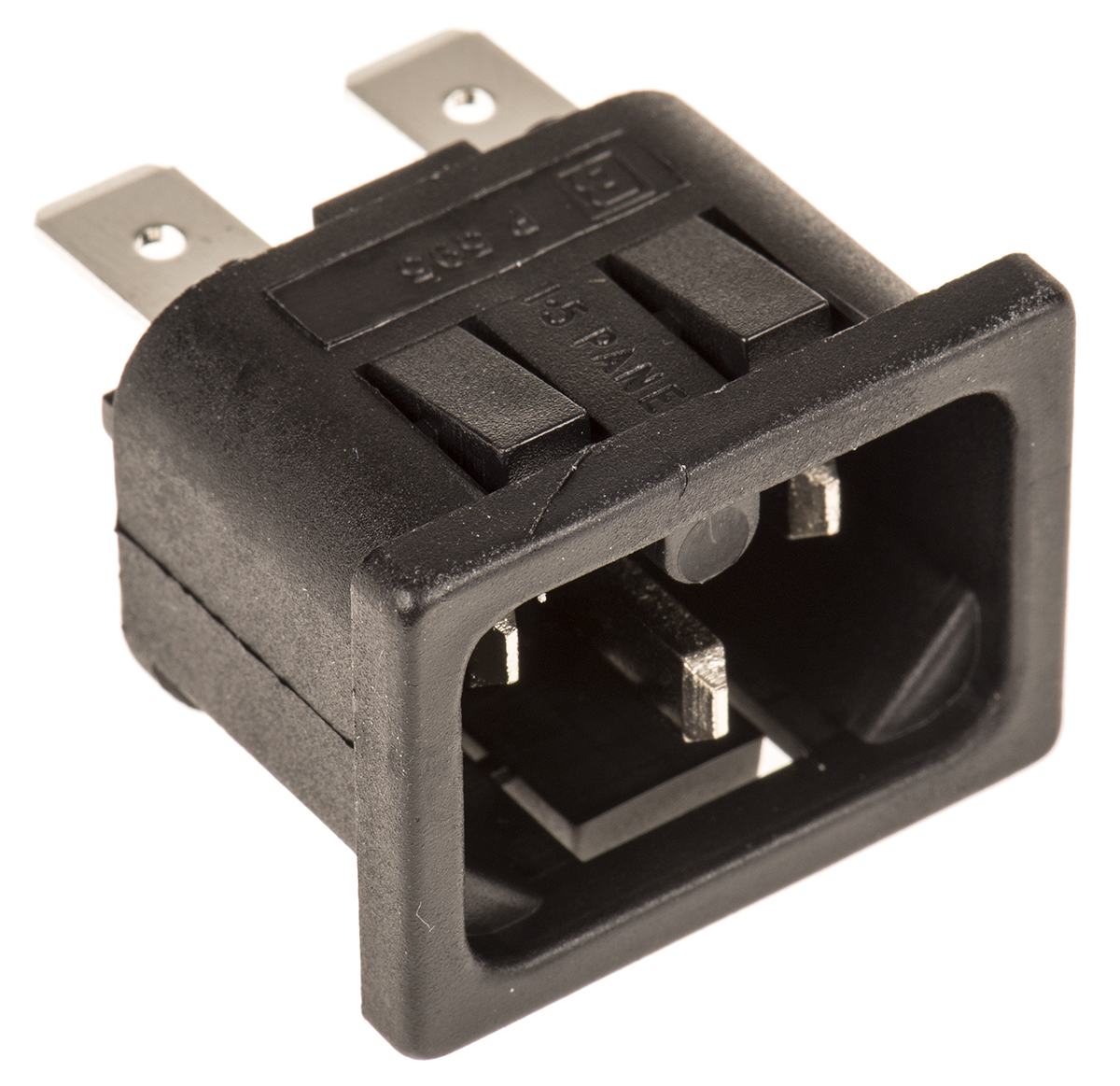 Bulgin C16 Straight Snap-in IEC Connector, 250V Male, 10A