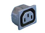 Bulgin C13 F Straight Snap-in IEC Connector, 250V Female, Fuse Size 5 x 20 mm, 10A