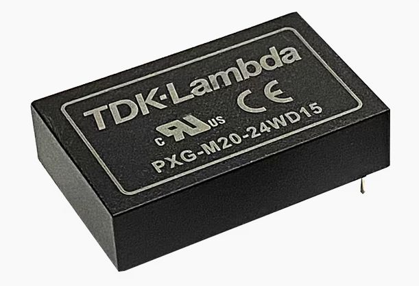 TDK-Lambda PXG-M DC/DC Converter, 24V, 5 V/ 3.4 A, 75V Input, 9V Input 20 W, Surface, 105 °C Max Temp -40 °C Min Temp