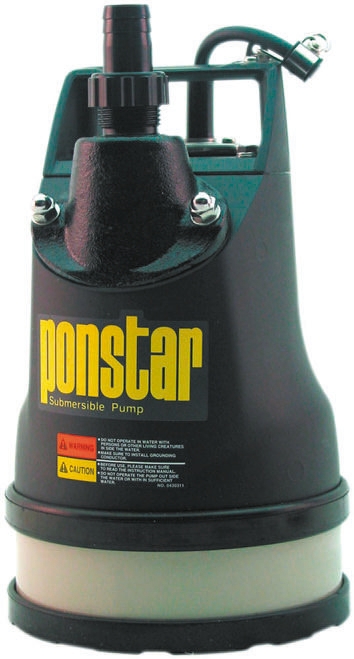 W Robinson And Sons 110V Submersible Water Pump, 120L/min