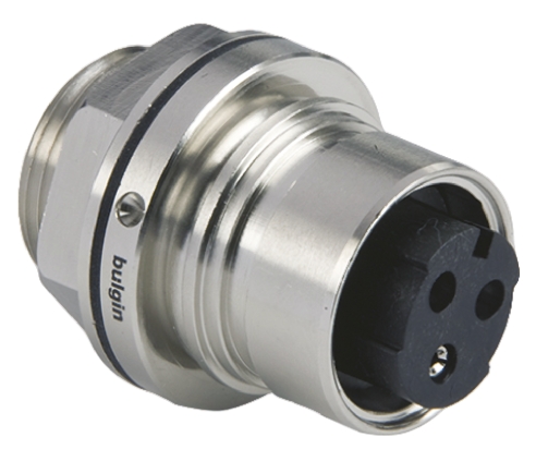 Bulgin Circular Connector, 3 Contacts, Front, Socket, Female, IP66, IP68, IP69K, Buccaneer 6000 Series