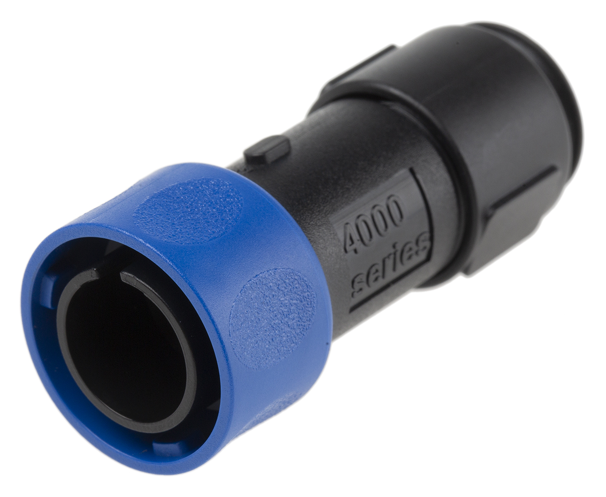 Bulgin Circular Connector, 3 Contacts, Cable, Miniature Connector, Plug, Male, IP66, IP69K, IP68, Buccaneer 4000 Series