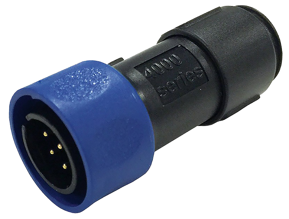 Bulgin Circular Connector, 3 Contacts, Cable, Miniature Connector, Plug, Female, IP68, IP66, IP69K, Buccaneer 4000