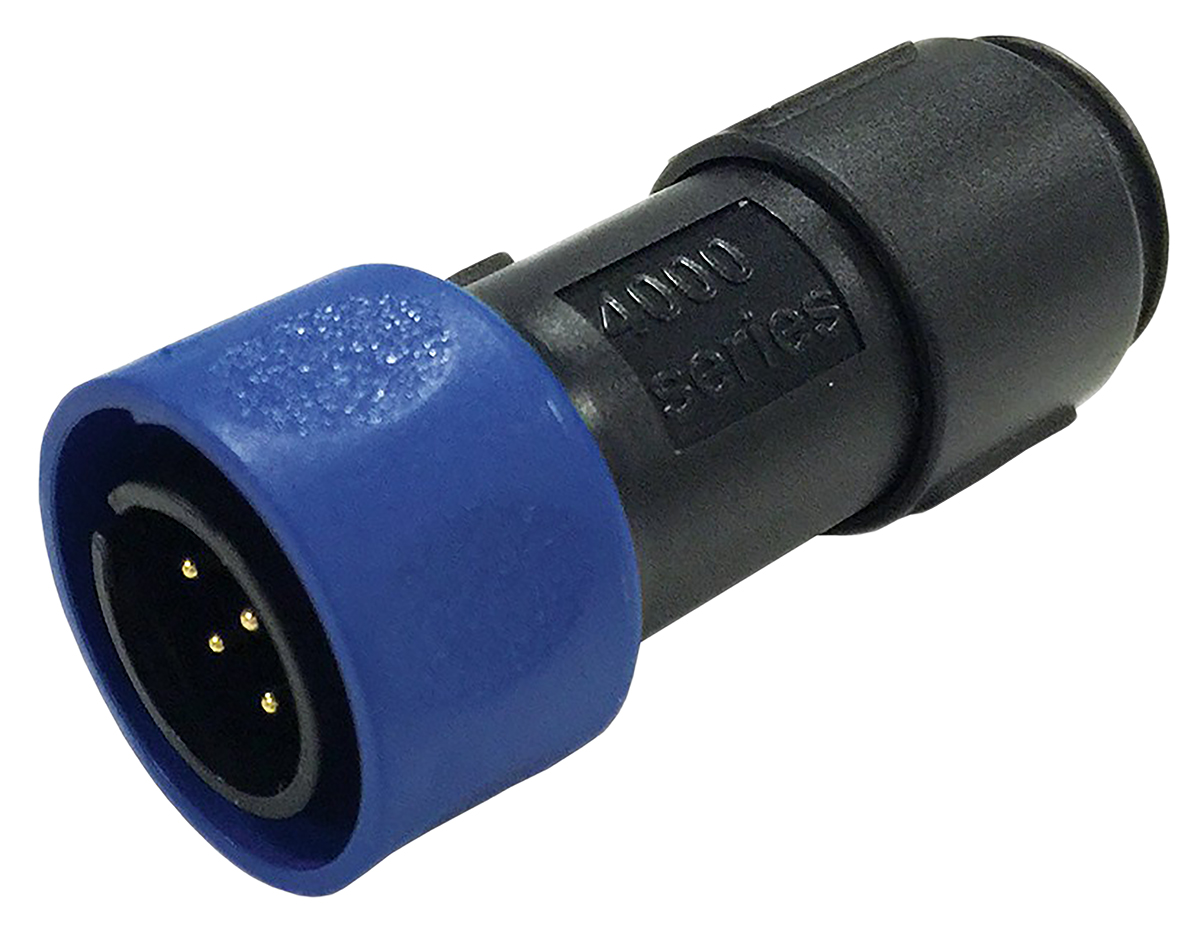 Bulgin Circular Connector, 3 Contacts, Cable, Miniature Connector, Plug, Female, IP68, IP69K, IP66, Buccaneer 4000