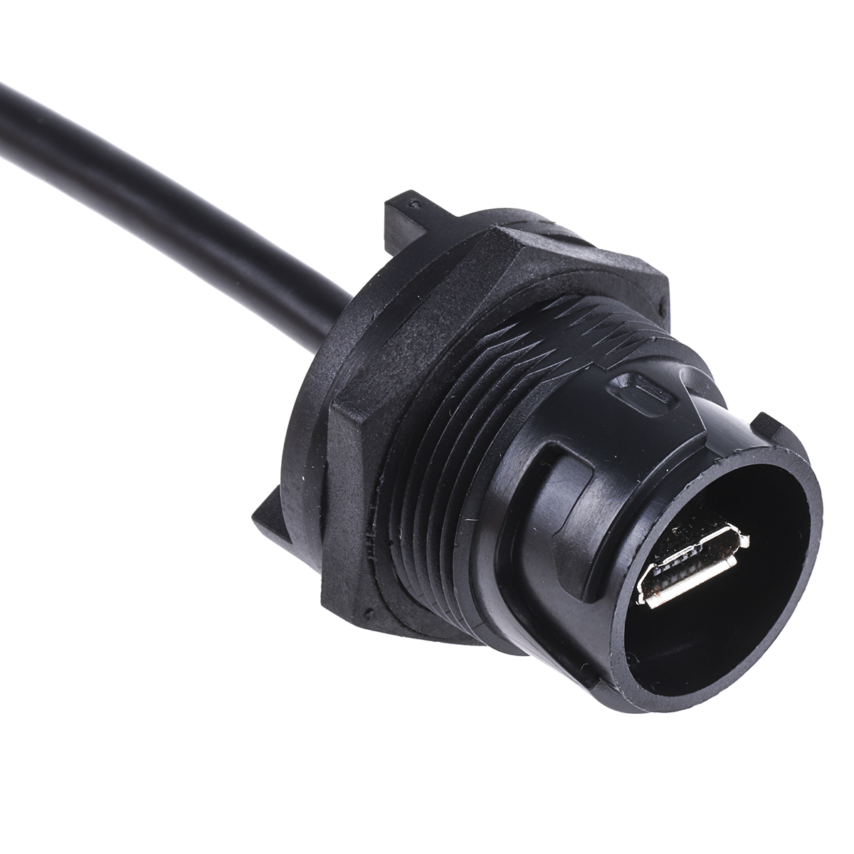 pxp4043b Bulgin Straight, Panel Female- 1 Port Type Micro USB Type B IP68, IP69K, IP66 USB Connector USB 2.0
