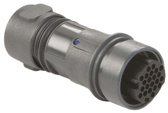 Bulgin Circular Connector, 22 Contacts, Cable, Standard Connector, Socket, Female, IP69K, IP68, IP66, Buccaneer 6000