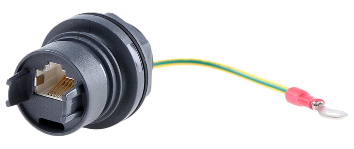 Bulgin Buccaneer Series 1 Port RJ45 Male STP Coupler, Cat5e