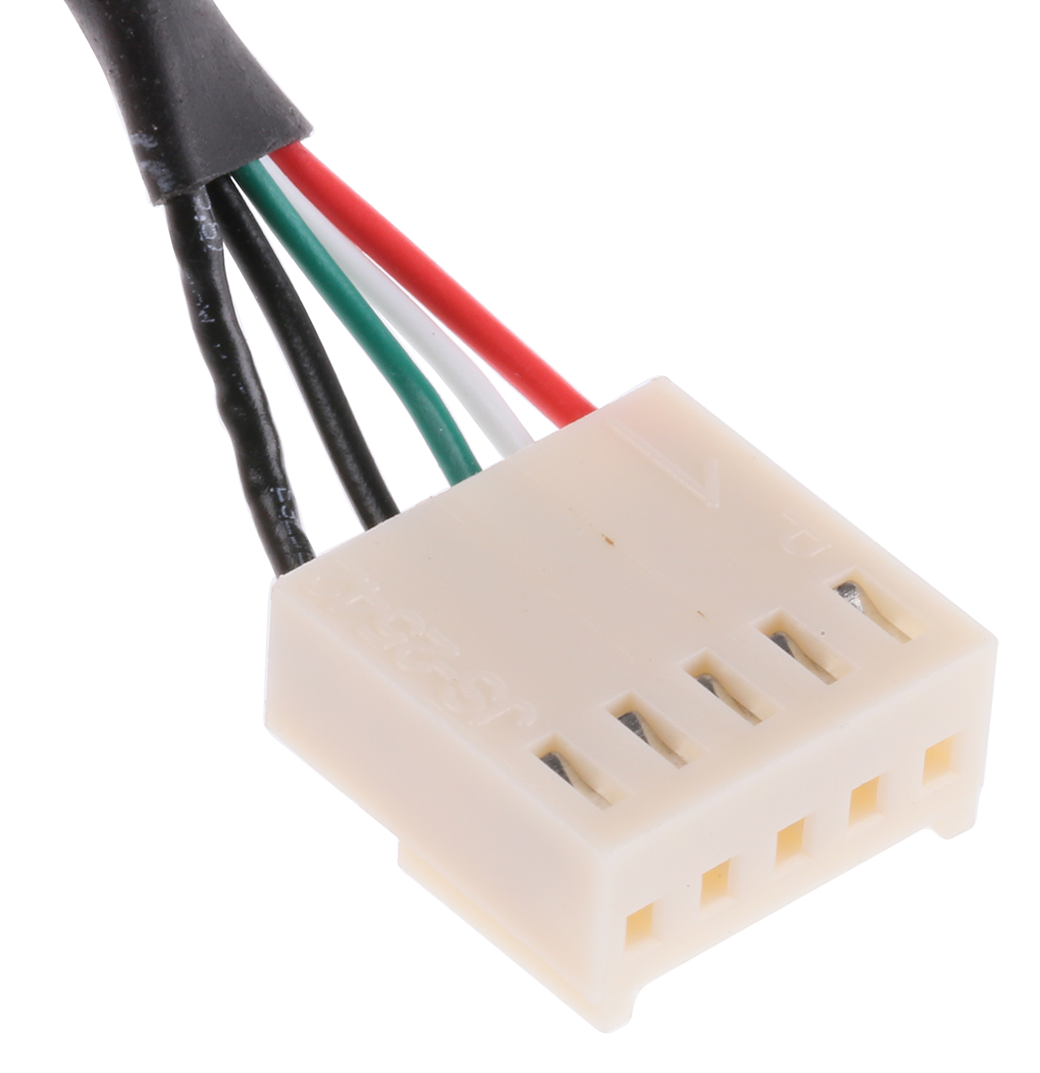 pxp6043a Bulgin IC Socket USB Cable, Female 5-Pin Socket to Female, USB 2.0 USB Type A, Black