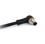 Bulgin Male 3 way M8, Right Angle to Sensor Actuator Cable, 1 m