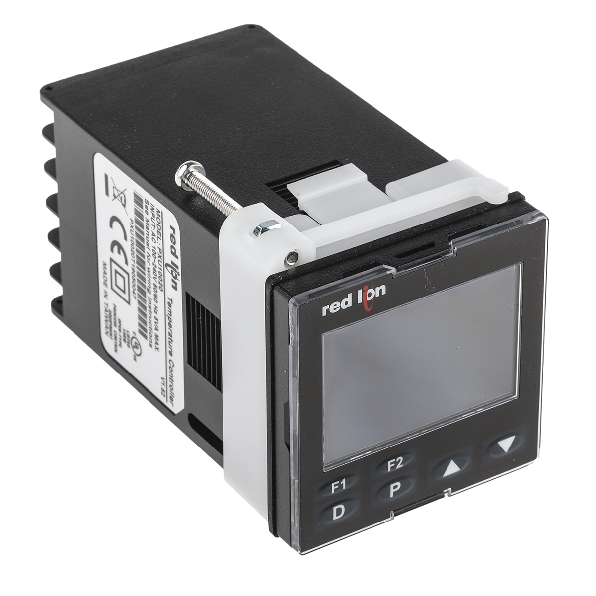 Red Lion PXU Panel Mount PID Temperature Controller, 1 Output Relay 240V ac PID Controller