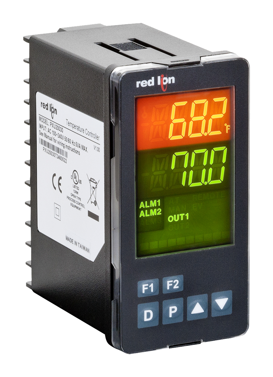 pxu10030 Red Lion PXU Panel Mount PID Temperature Controller, 1 Output Relay 240V ac PID Controller