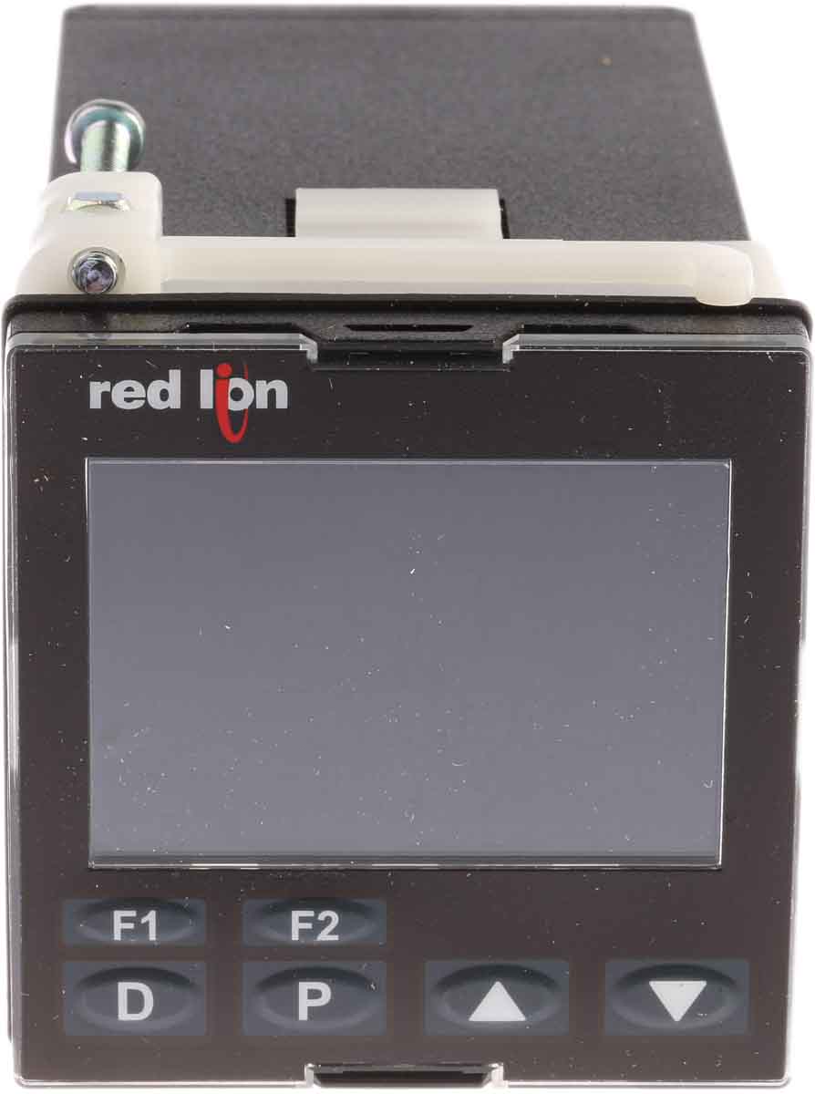 Red Lion PXU Panel Mount PID Temperature Controller 2 Input, 1 Output Linear 240V ac PID Controller