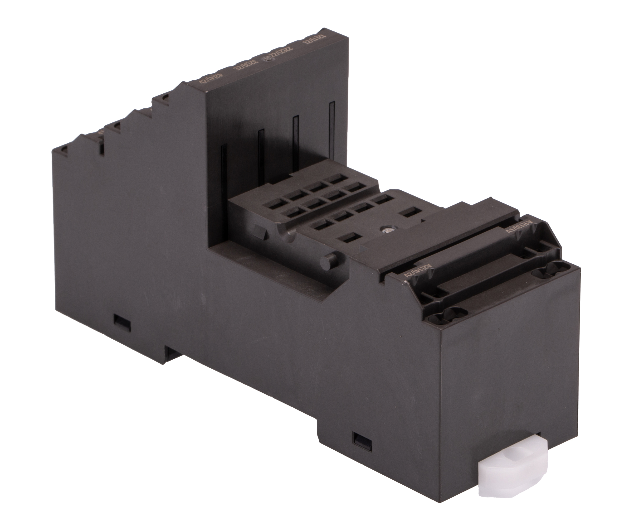 pyf-14-pu-l Omron PYF 14 Way 250V ac DIN Rail Relay Socket, for use with H3Y Series Timer, H3YN Series Timer