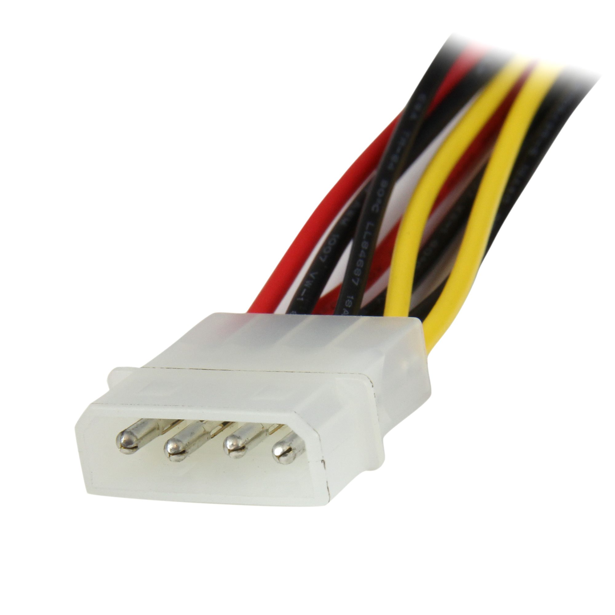 pyo2lp4lsata StarTech.com Male LP4 to Female SATA Power SATA Cable, 304.8 mm