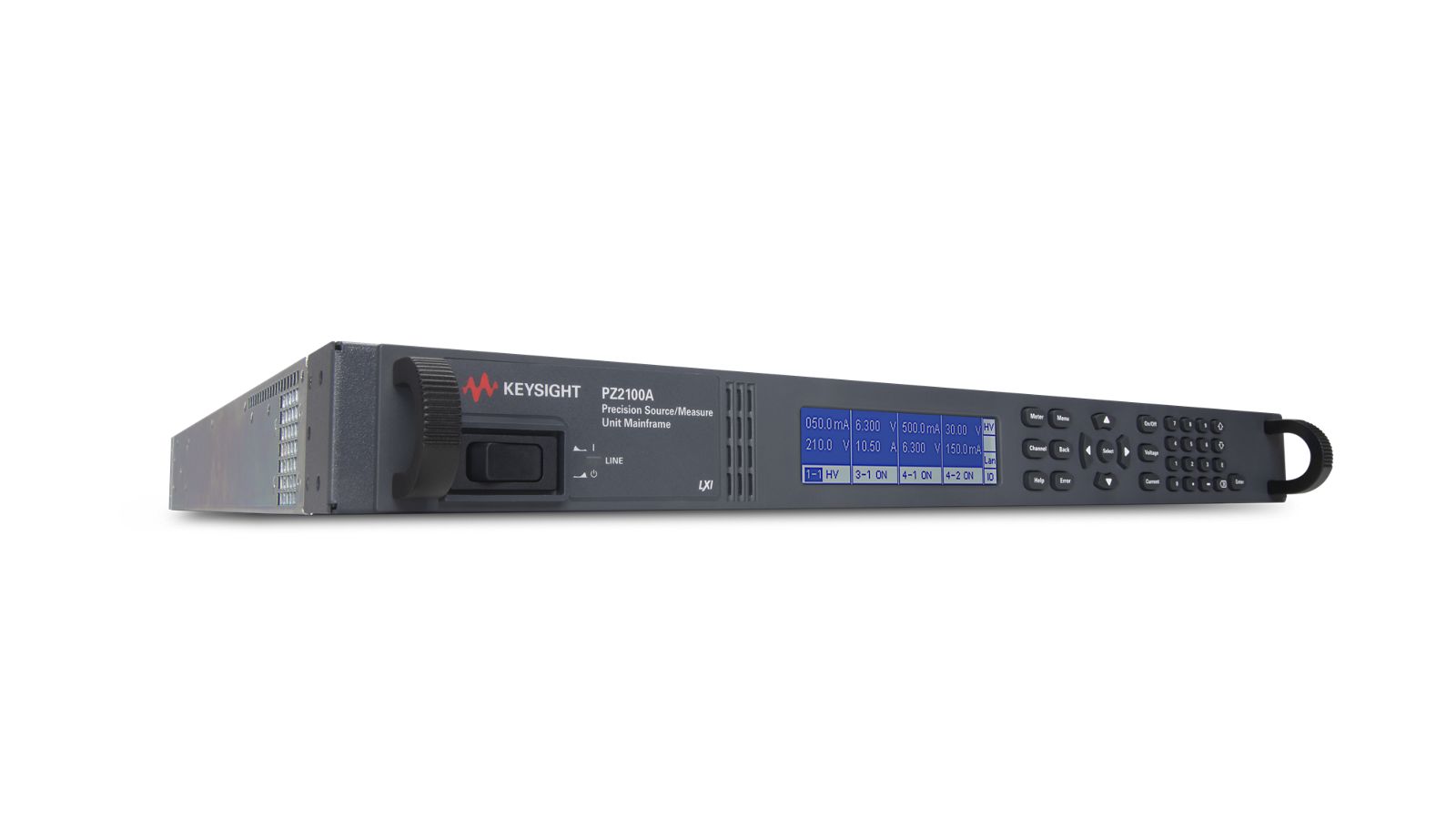 pz2100a Keysight Technologies PZ2100 Series Source Meter, -5/16.5 V, 20-Channel, 100 nA to 10 A, 11W Output