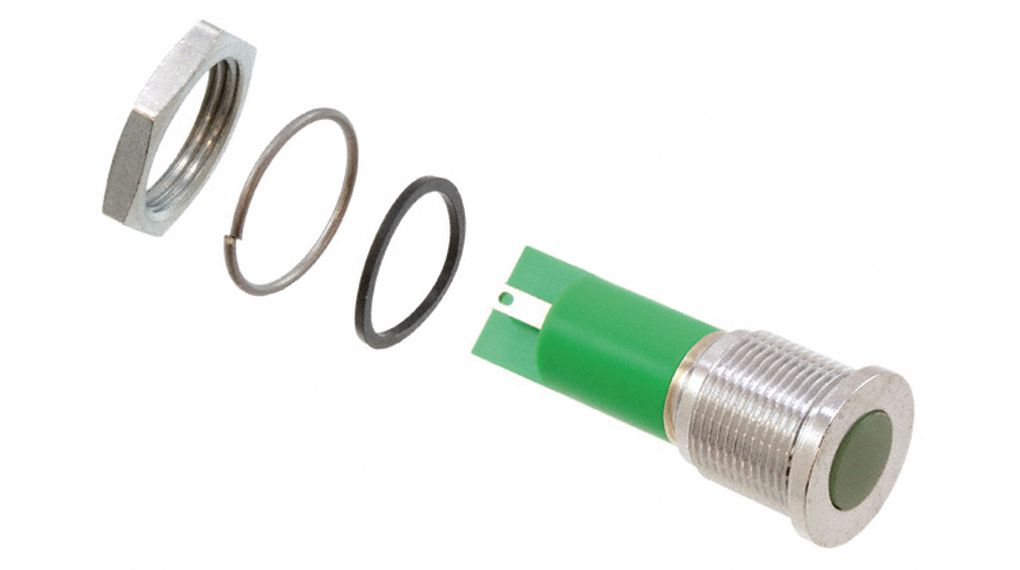 APEM Panel Mount Indicator 24V, IP67, 16 mm