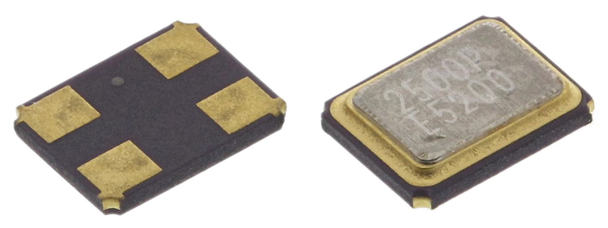 Epson 25 MHz Crystal ±50 ppm Surface Mount 4-Pin 0.7 mm 3.2 mm 2.5mm